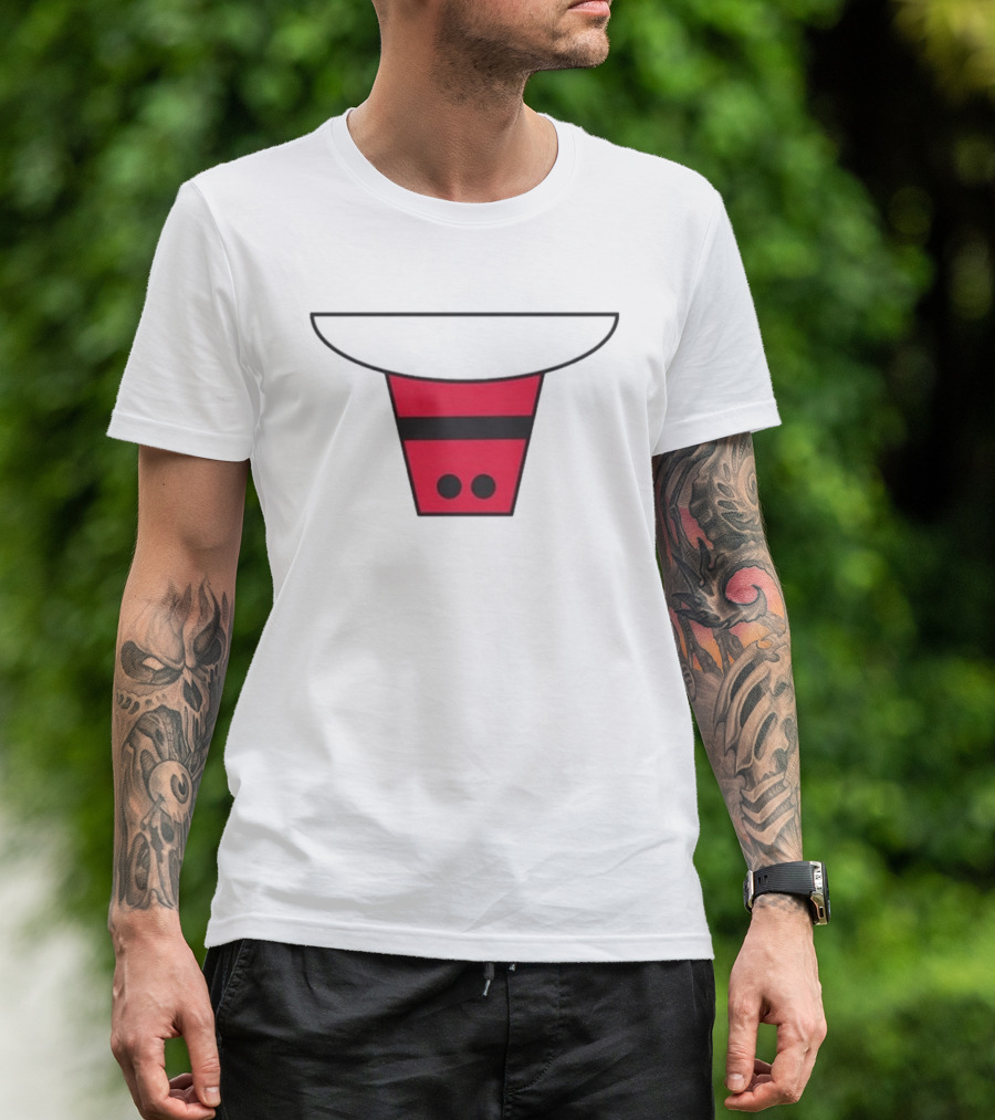 Ji Lee Underbranded Chicago Bulls Iconic Visual Redesign T-Shirt