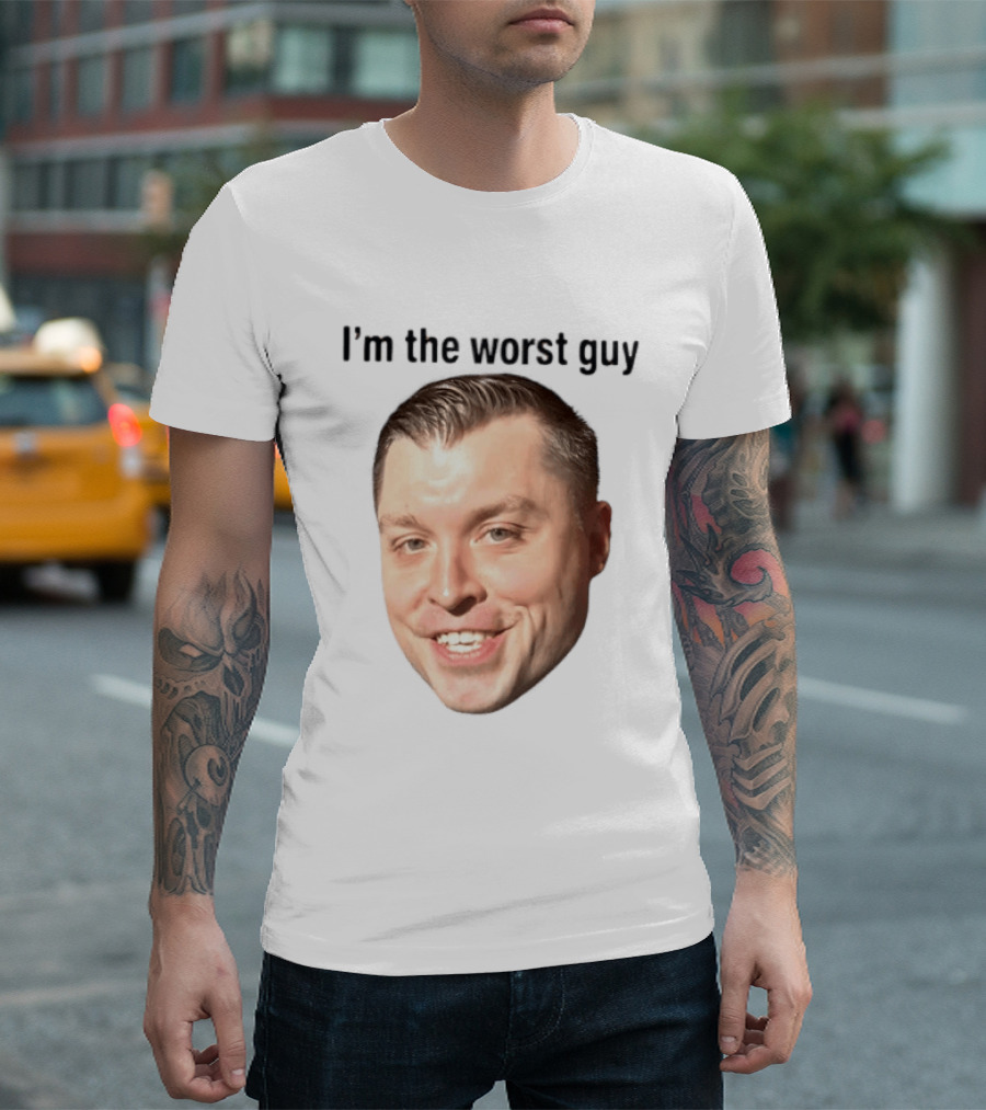 Jimmy Failla I'm The Worst Guy Big Head Face Meme T-Shirt