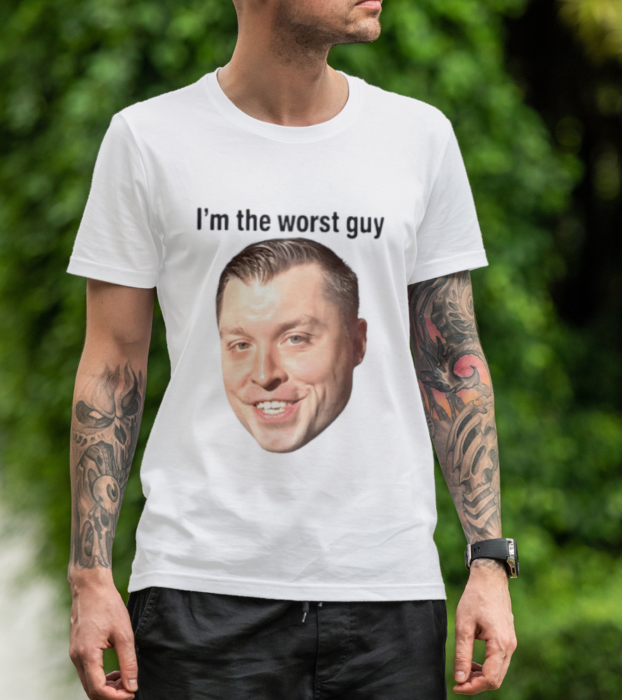 Jimmy Failla I'm The Worst Guy Big Head Face Meme T-Shirt