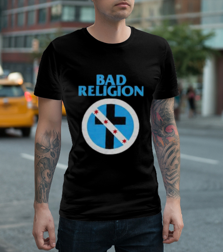 Bad Religion Store Riot Fest Chicago T-Shirt