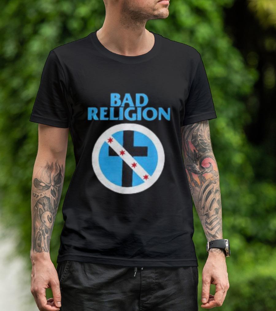 Bad Religion Store Riot Fest Chicago T-Shirt