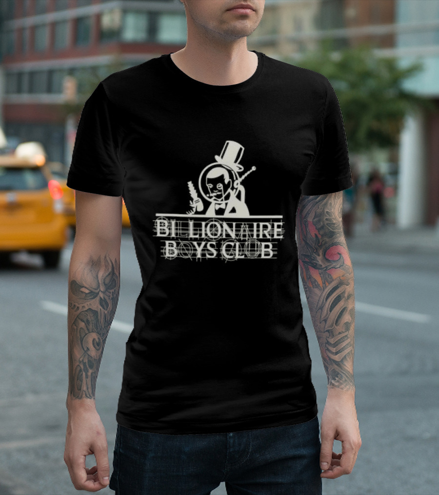 Billionaire Boys Club Monocle Top Hat Blueprint T-Shirt