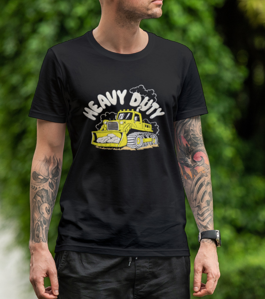 Heavy Duty Bulldozer With Rocks T-Shirt