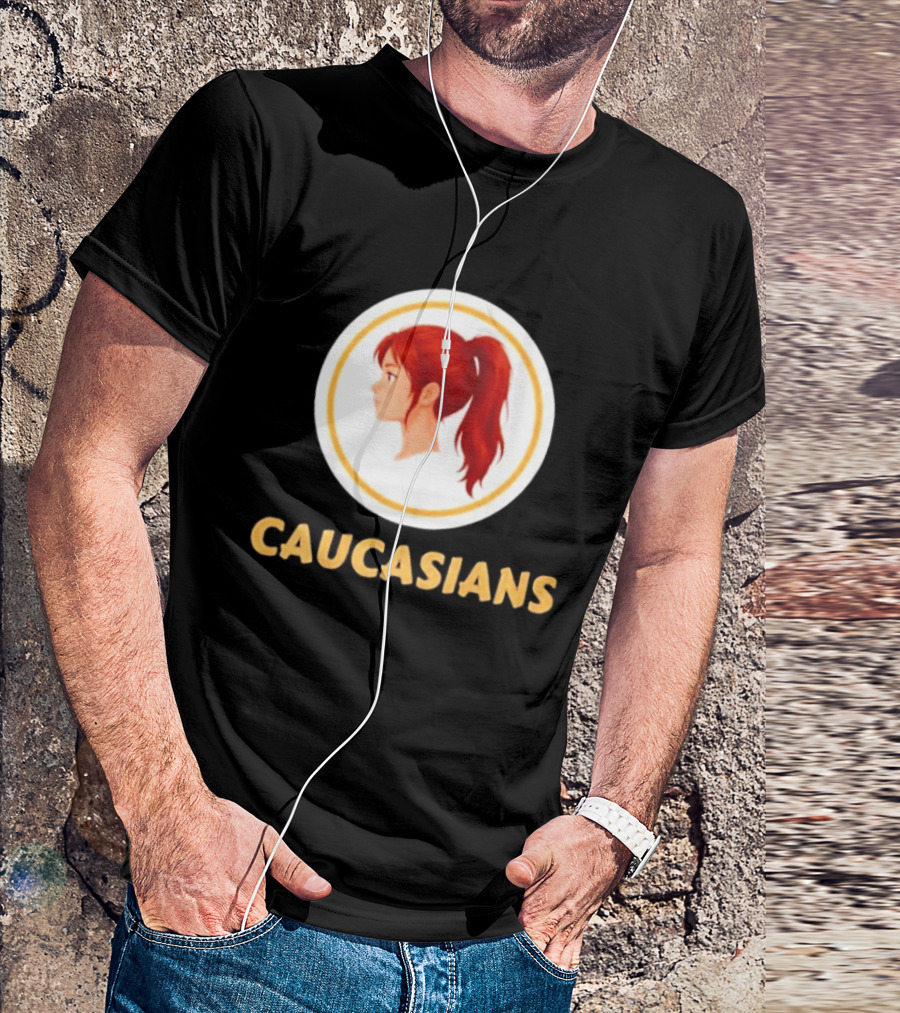 Caucasians Redhead Ponytail Profile T-Shirt