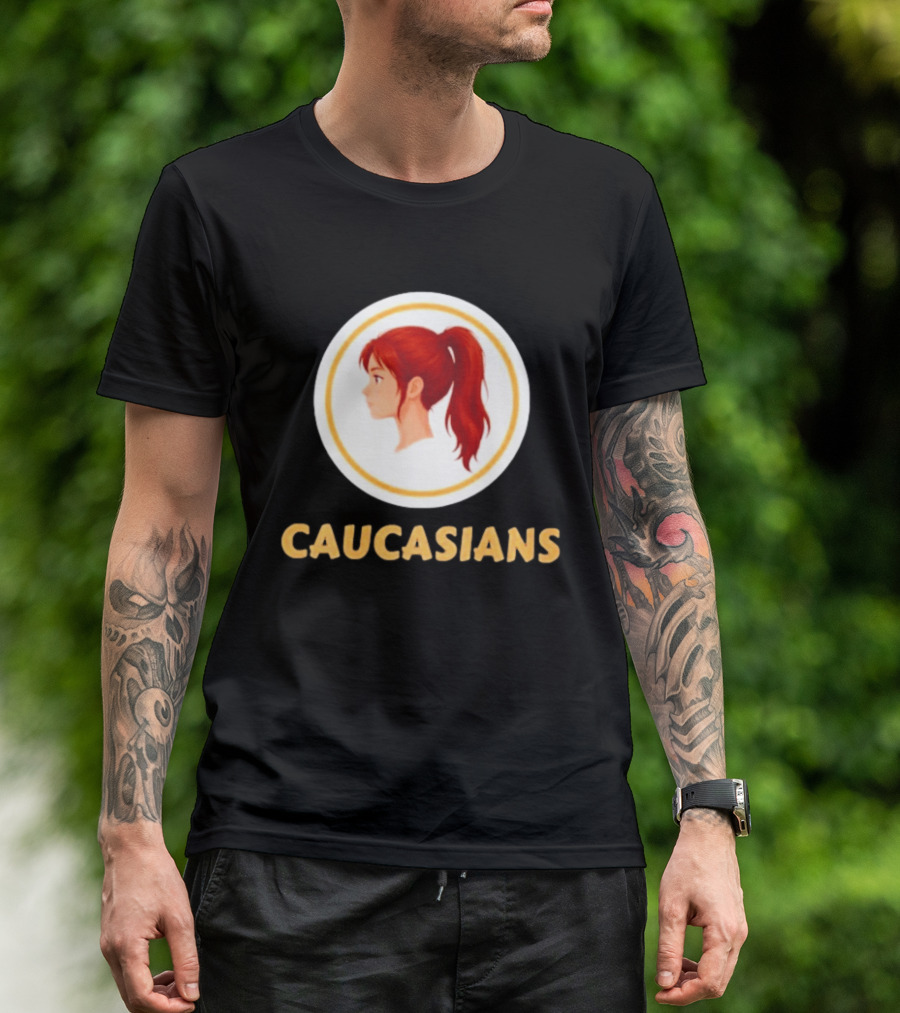 Caucasians Redhead Ponytail Profile T-Shirt