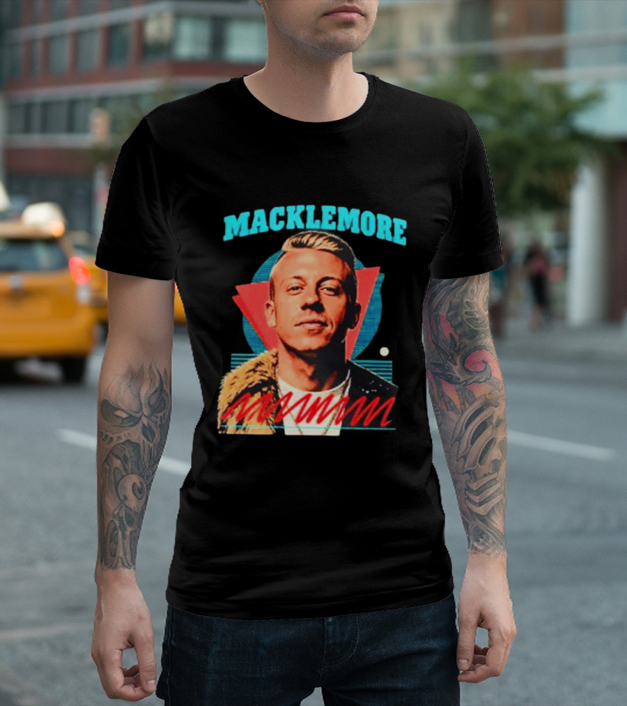 Macklemore Vintage Retro Style Collage T-Shirt