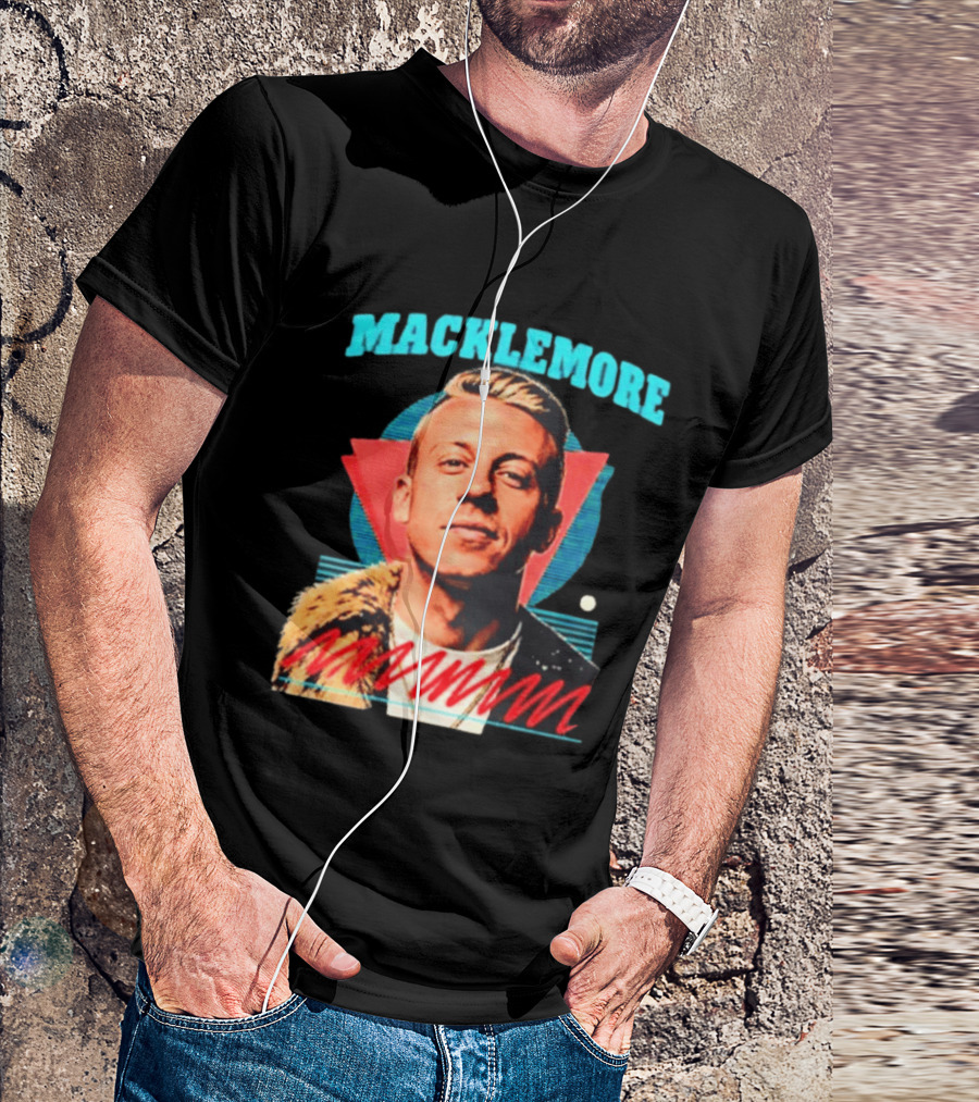 Macklemore Vintage Retro Style Collage T-Shirt