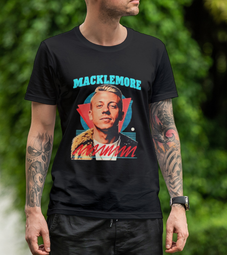 Macklemore Vintage Retro Style Collage T-Shirt