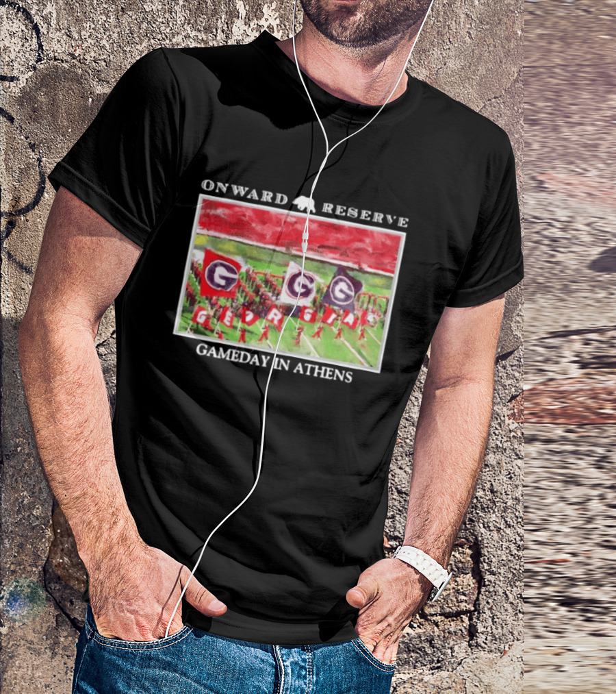 Onward Reserve Georgia Bulldogs Gameday In Athens T-Shirt