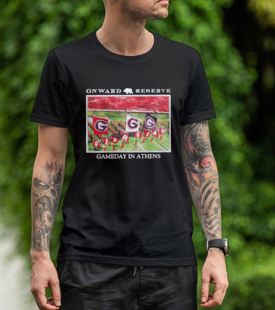 Onward Reserve Georgia Bulldogs Gameday In Athens T-Shirt