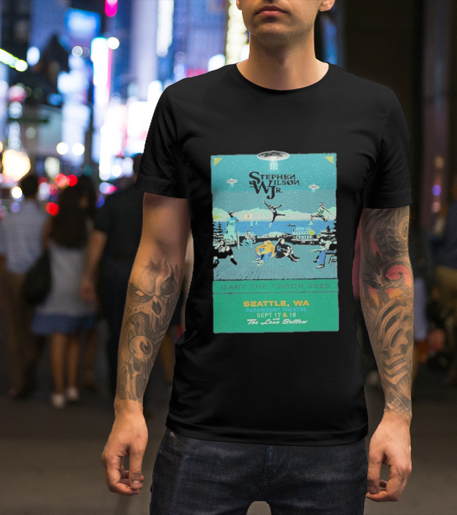 Stephen Wilson Jr Carry The Torch 2026 Seattle Paramount Theatre Event September 17 18 Public Market Center Seattle WA T-Shirt