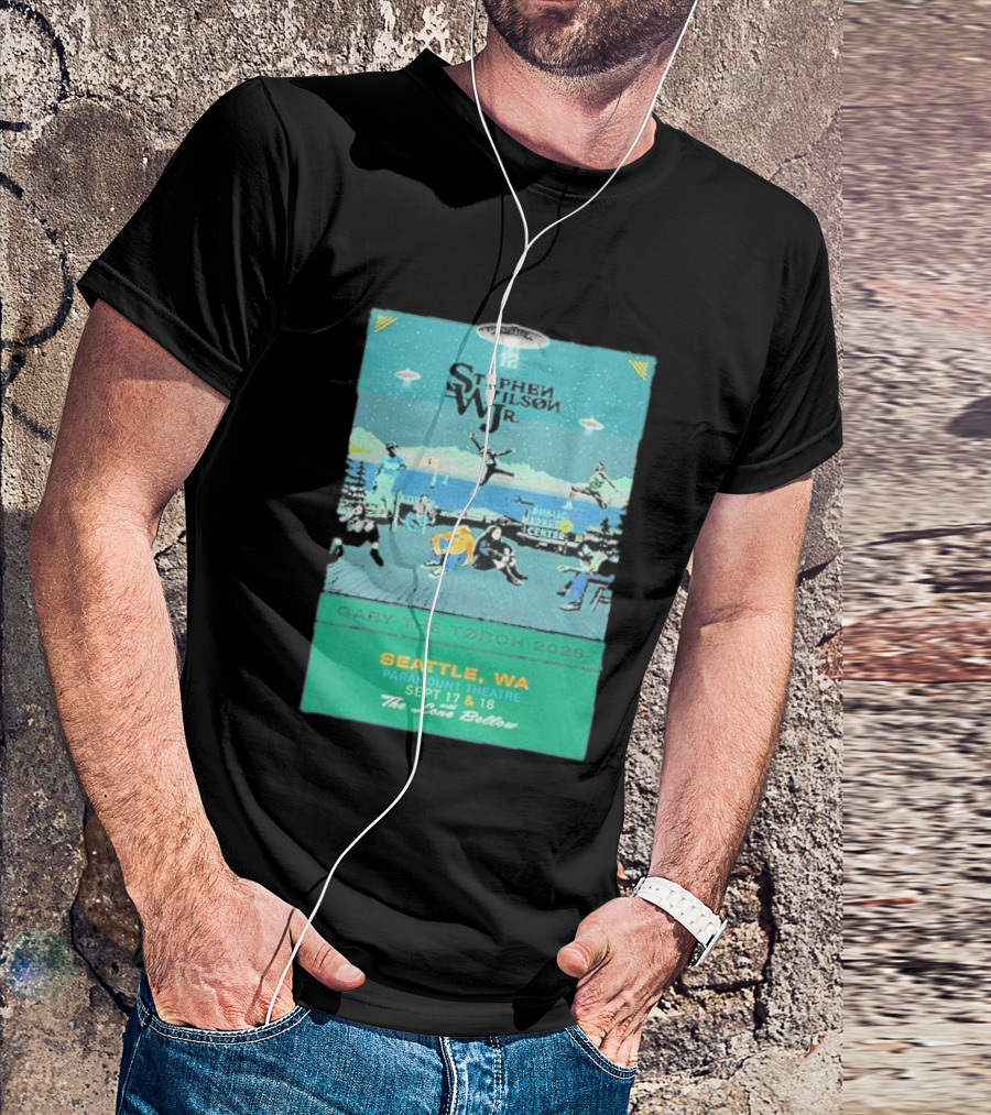Stephen Wilson Jr Carry The Torch 2026 Seattle Paramount Theatre Event September 17 18 Public Market Center Seattle WA T-Shirt