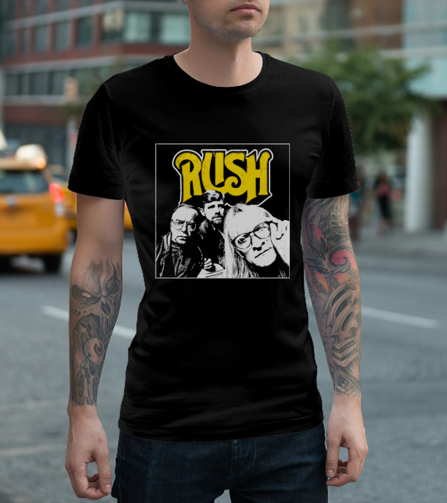 Rush Lone Gunmen Yellow T-Shirt