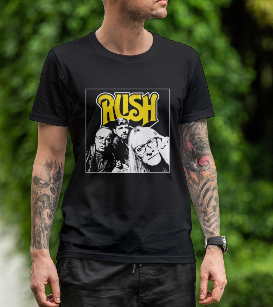 Rush Lone Gunmen Yellow T-Shirt