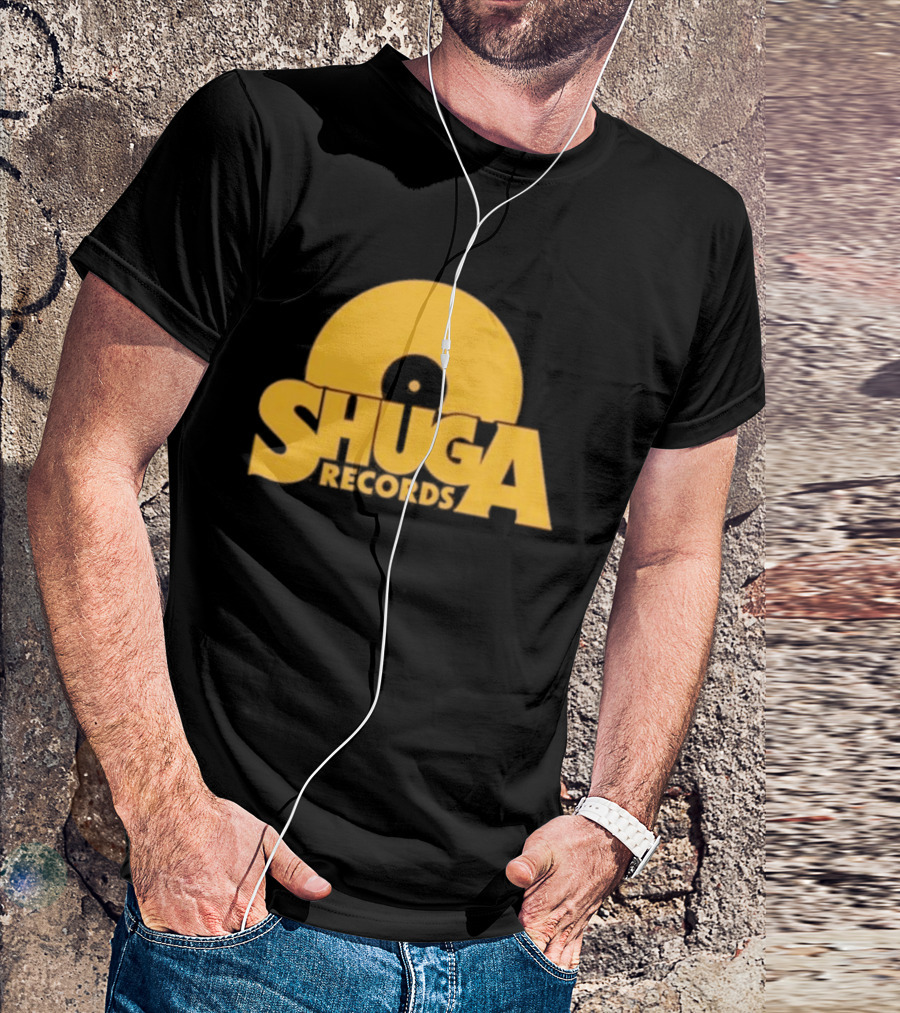 Shuga Records Vinyl Icon Retro Style Collection T-Shirt