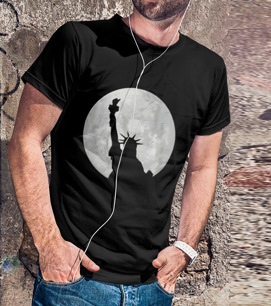 Statue Of Liberty Lunar T-Shirt