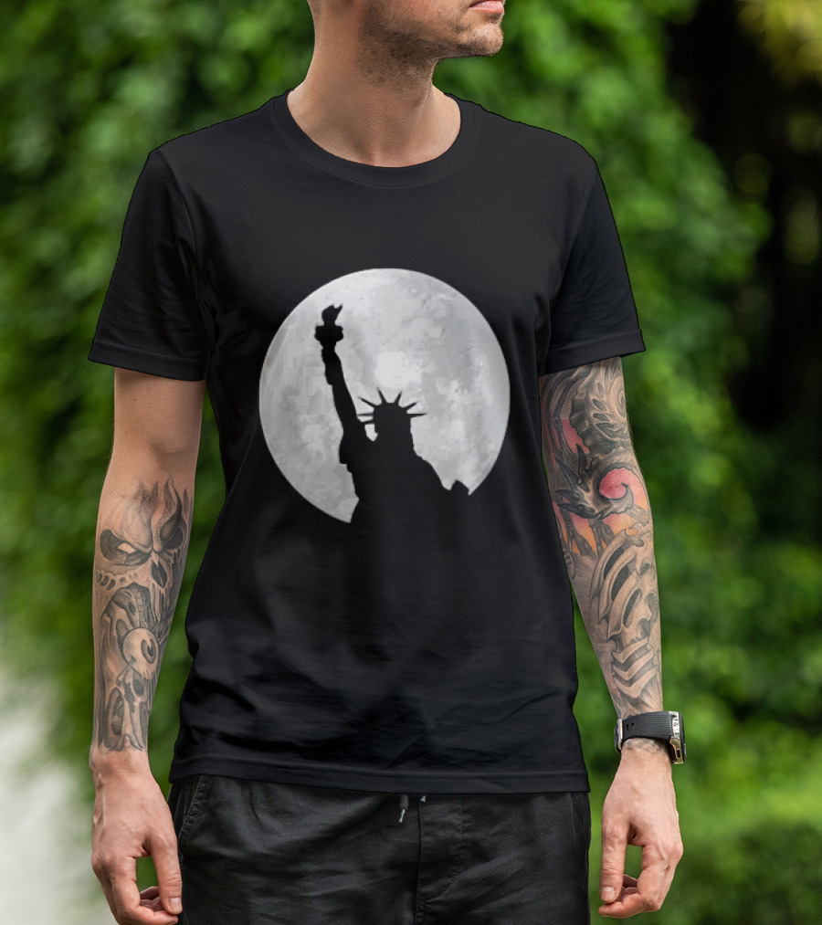 Statue Of Liberty Lunar T-Shirt