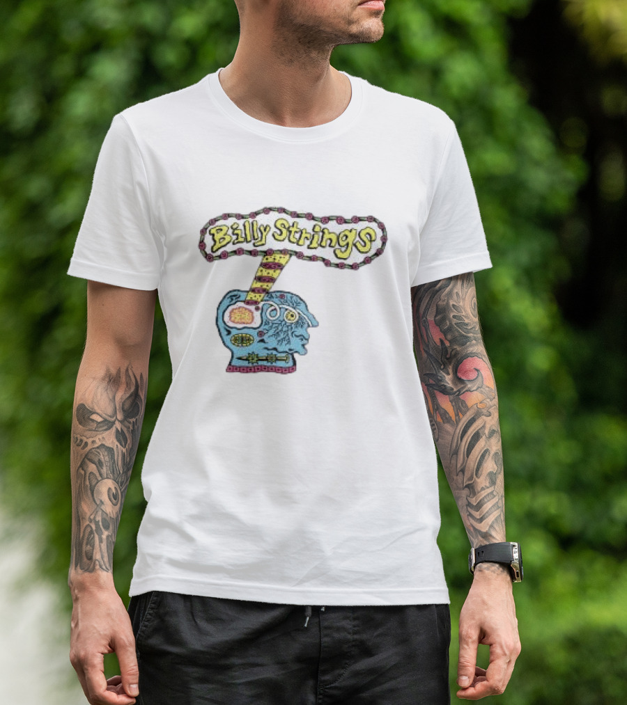 Billy Strings Store Head Brain T-Shirt