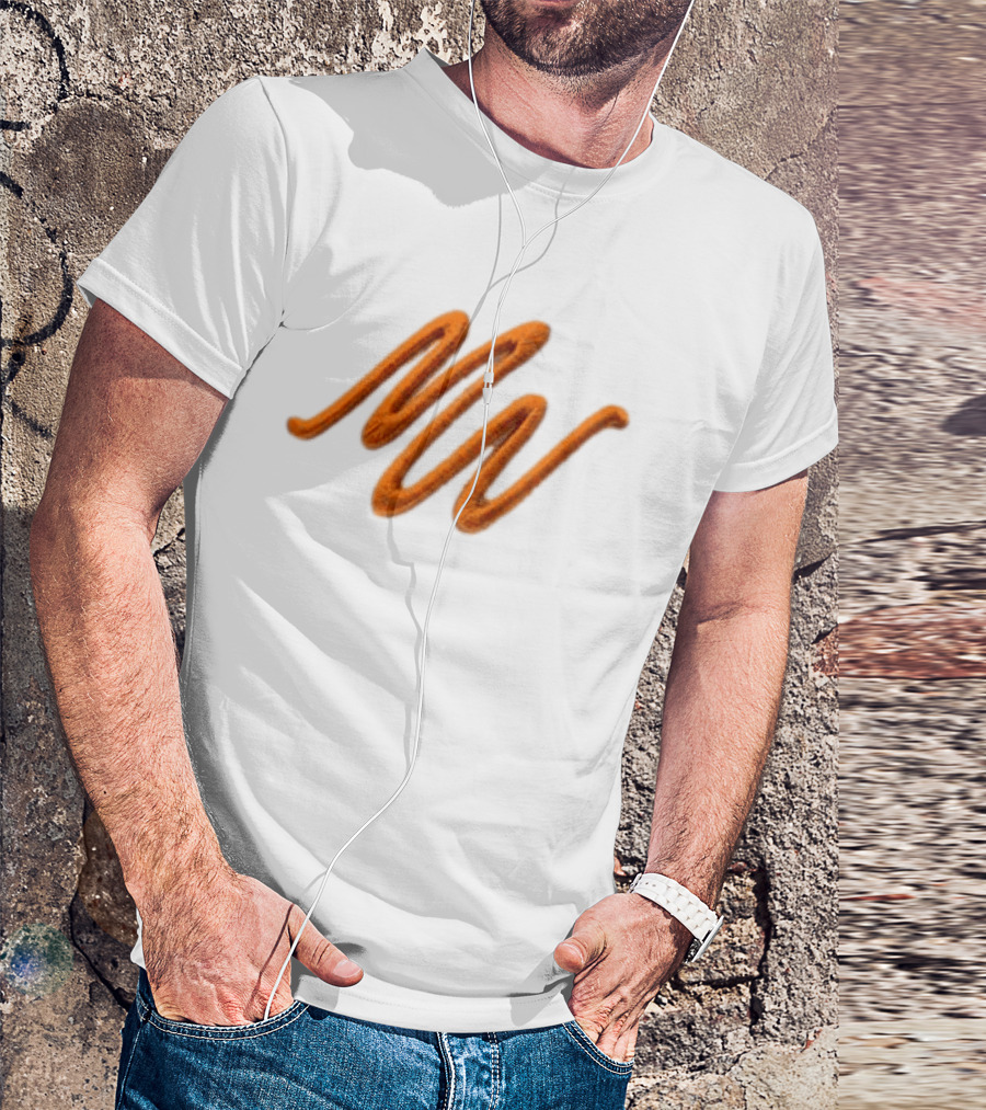 Morgan Wallen Store Mw X Ut Hat Orange MW Squiggle T-Shirt