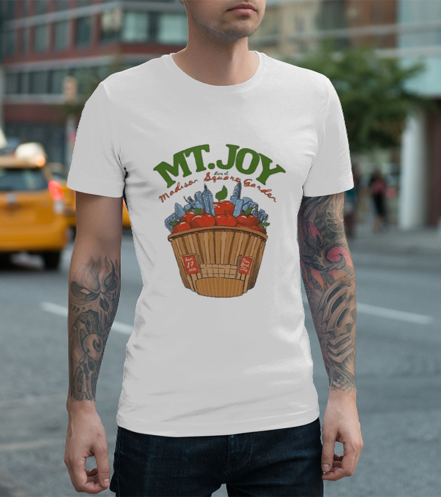 Mt. Joy Madison Square Garden Sept 17 2026 Apples New York City T-Shirt