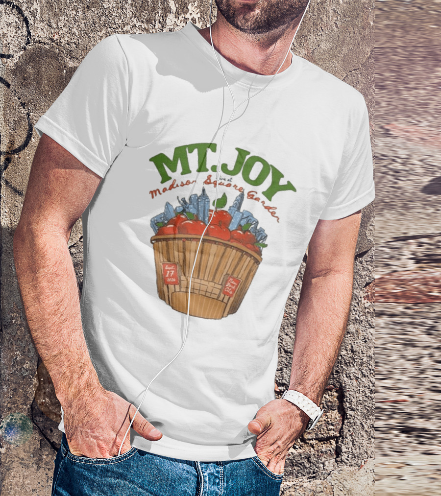 Mt. Joy Madison Square Garden Sept 17 2026 Apples New York City T-Shirt