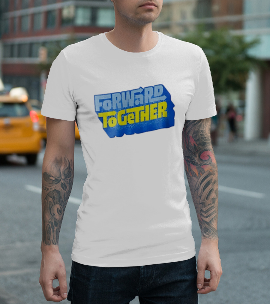 Forward Together Blue Yellow 2026 T-Shirt