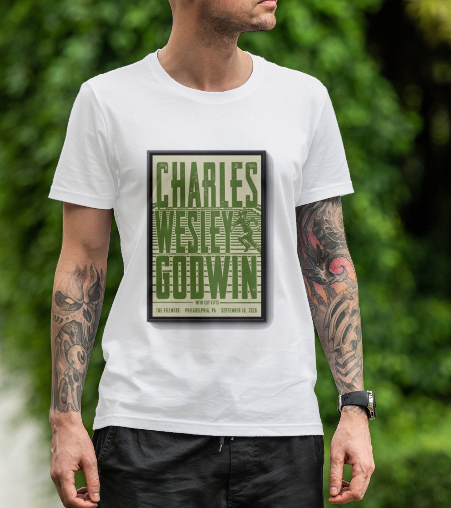 Charles Wesley Godwin The Fillmore Philadelphia PA September 18 2026 T-Shirt