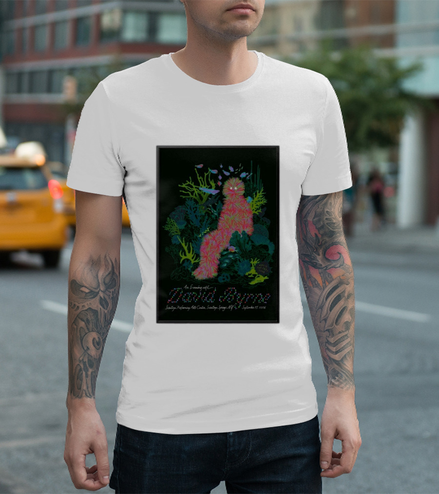 An Evening With David Byrne SPAC Saratoga Springs NY September 17 2026 T-Shirt