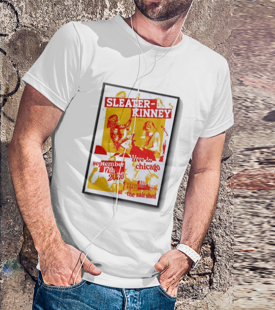 Sleater Kinney Live In Chicago At The Salt Shed September 17th 2026 T-Shirt