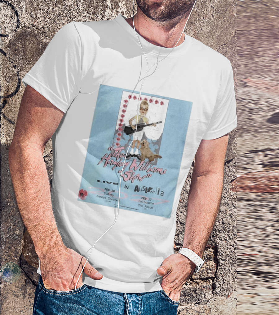 The Hayley Williams Show Live In Australia 2027 Enmore Theater Sydney Feb 10 The Forum Melbourne Feb 17 T-Shirt