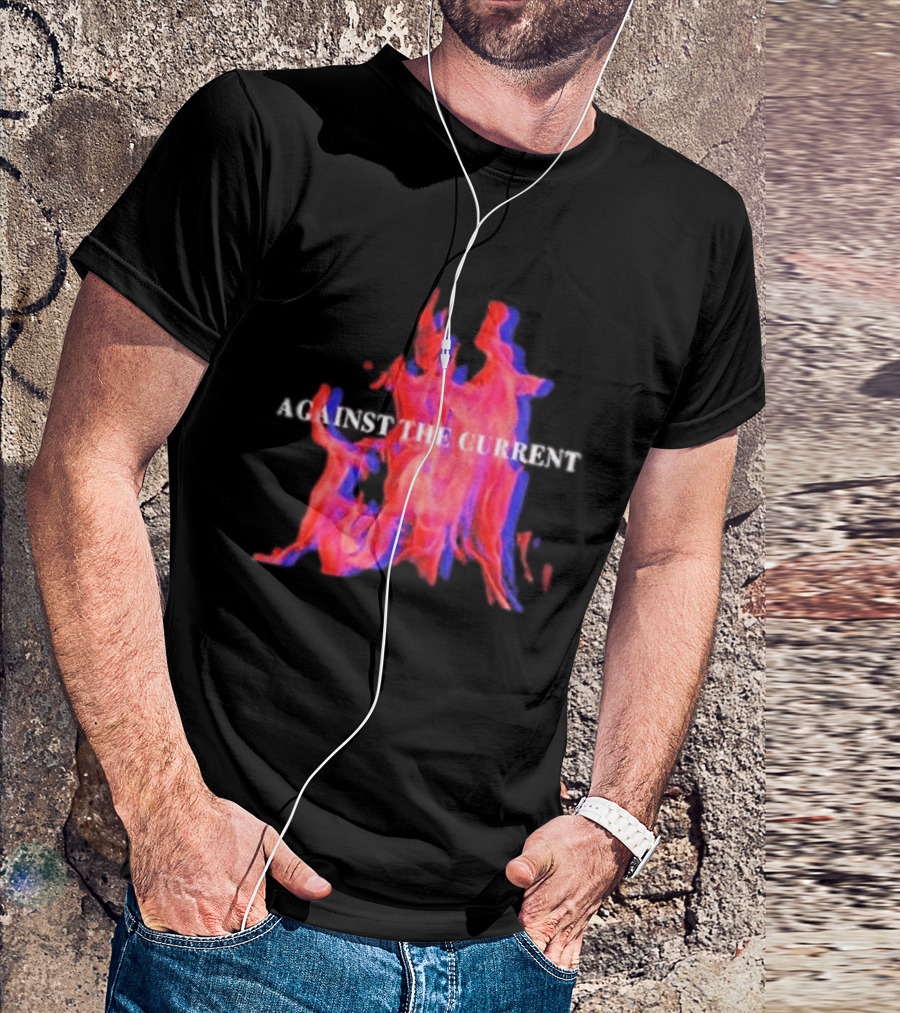 Against The Current Flames Fiery T-Shirt
