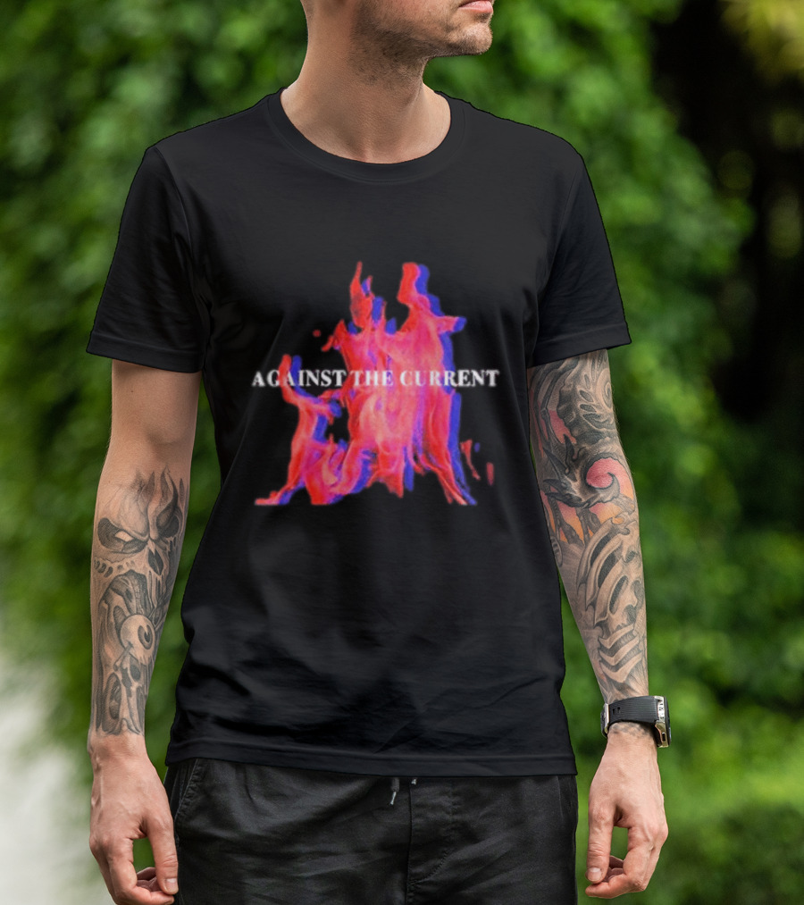 Against The Current Flames Fiery T-Shirt