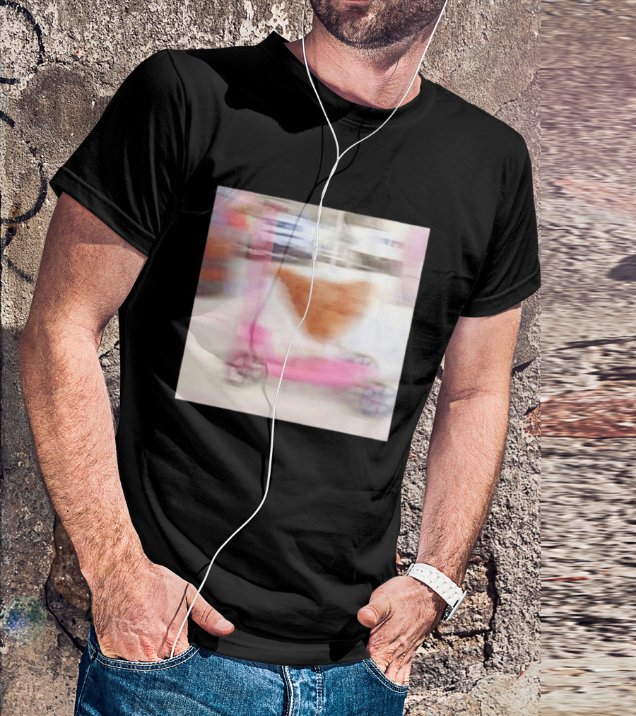 Chicken Riding Pink Scooter T-Shirt