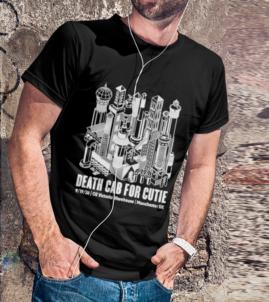 Death Cab For Cutie Manchester UK September 19 2026 Concert Event T-Shirt