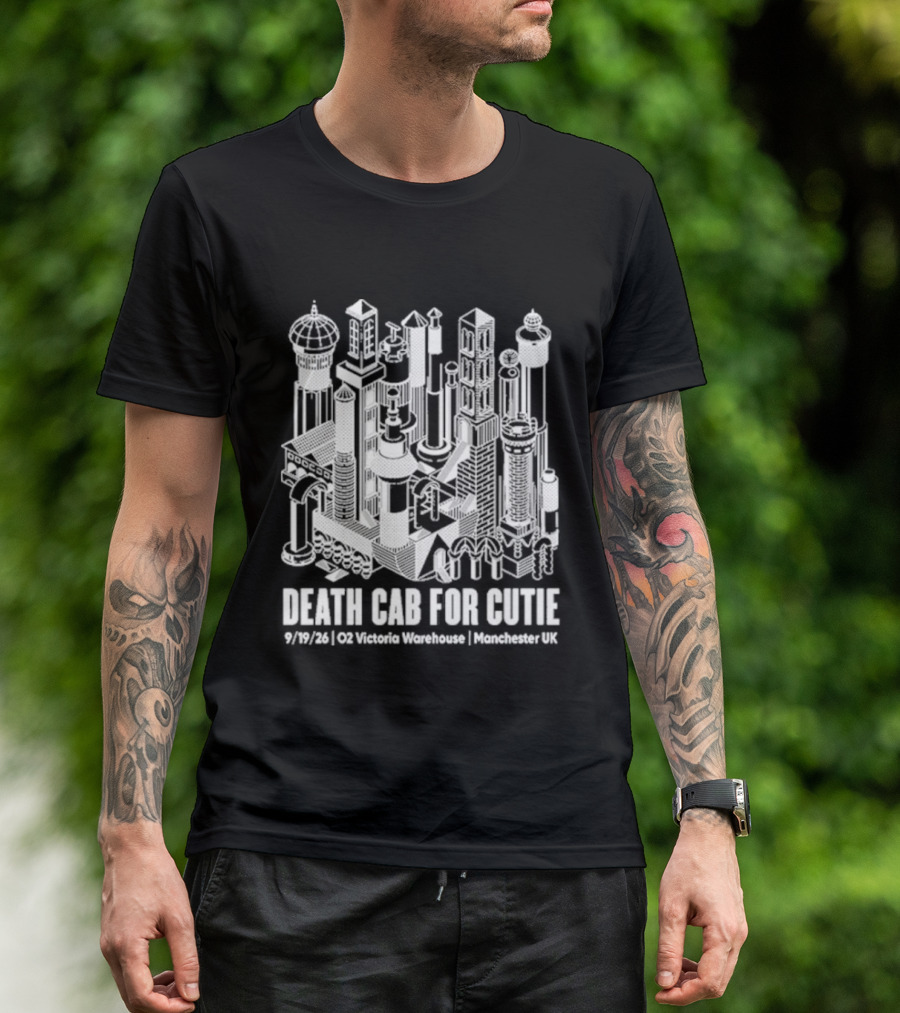 Death Cab For Cutie Manchester UK September 19 2026 Concert Event T-Shirt