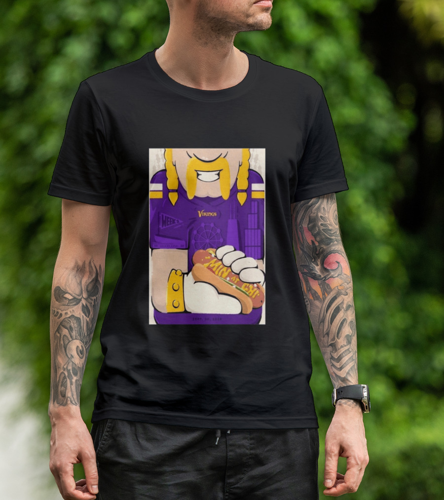 Minnesota Vikings Vs Chicago Bears September 20 2026 Soldier Field Chicago Illinois NFL Week 3 Event T-Shirt