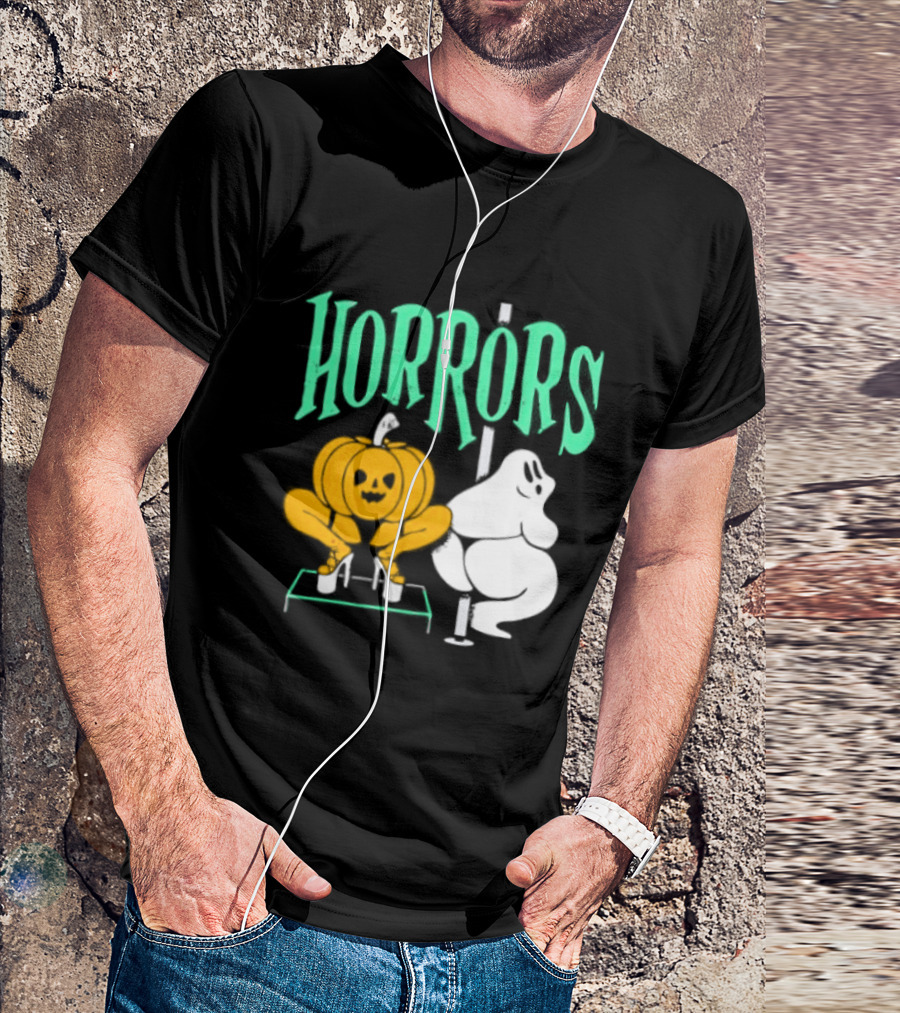 Horrors Halloween Meme Creepy Pumpkin Toilet Humor T-Shirt