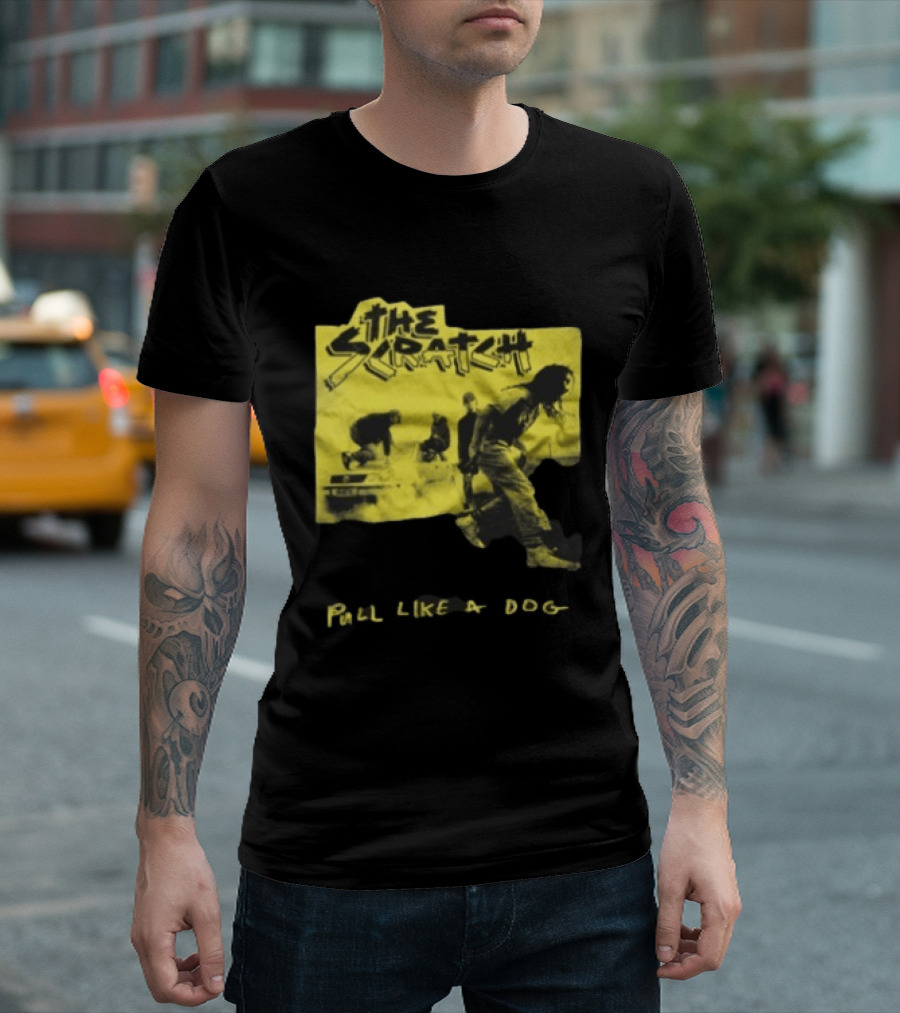 The Scratch Pull Like A Dog Grunge Style Vintage Band T-Shirt