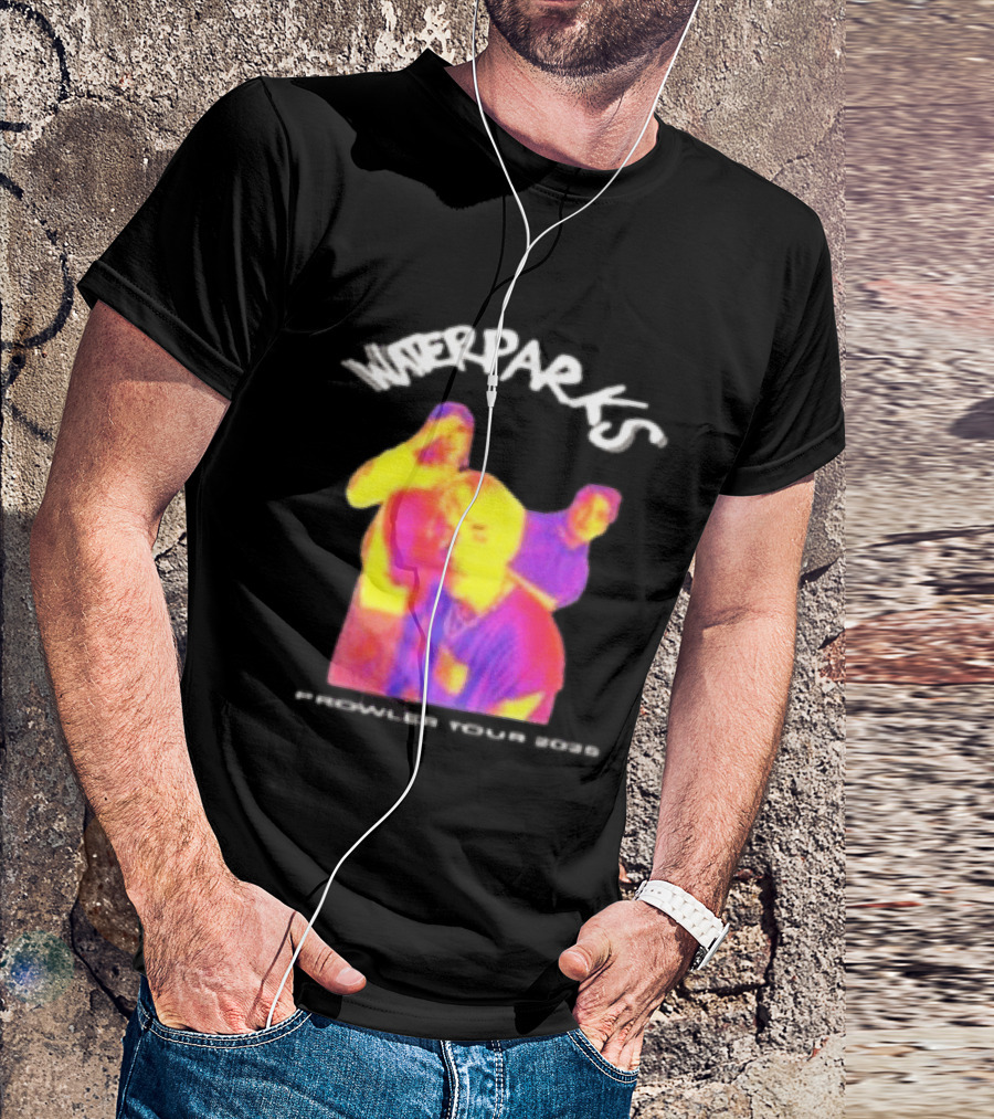 Waterparks Infrared Prowler Tour 2025 Crystallized Oceans Songs T-Shirt