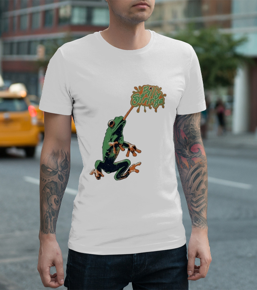 Billy Strings Frog With Orange Tongue And Fruit T-Shirt