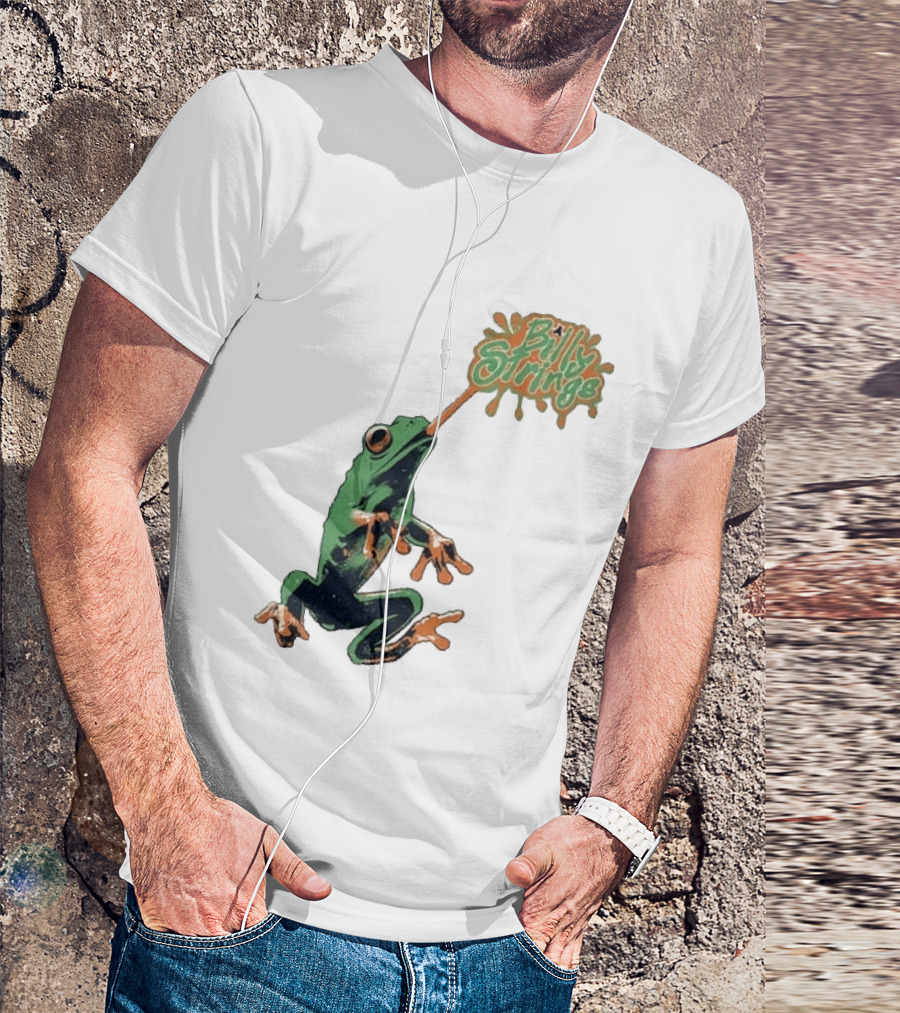Billy Strings Frog With Orange Tongue And Fruit T-Shirt