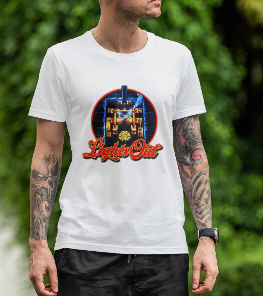 Dirty Honey Lights Out Electric Switch Rock Band Raglan T-Shirt