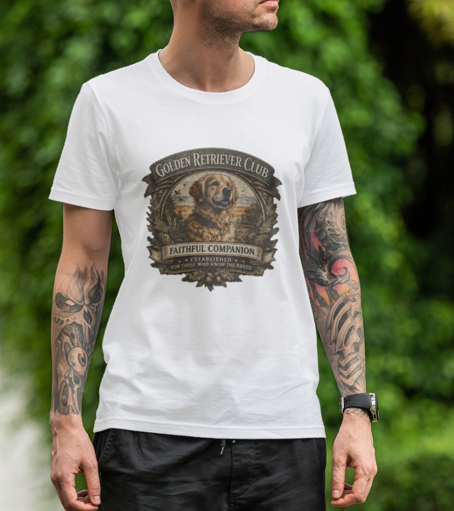 Golden Retriever Club Faithful Companion Established For Those Who Know The Breed T-Shirt