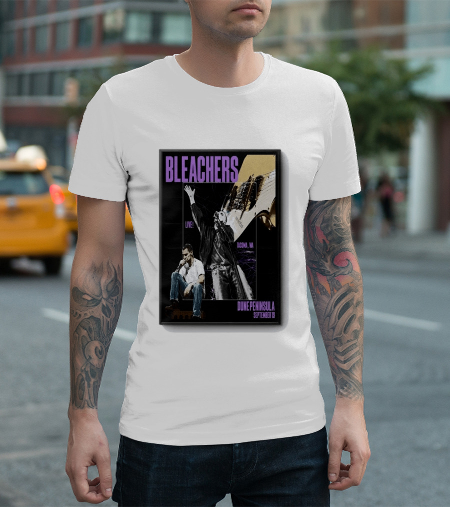 Bleachers Live Tacoma WA Dune Peninsula September 19 T-Shirt