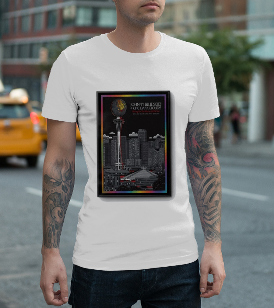 Johnny Blue Skies & The Dark Clouds Meeting For The Moment Seattle 2026 Tour Concert T-Shirt