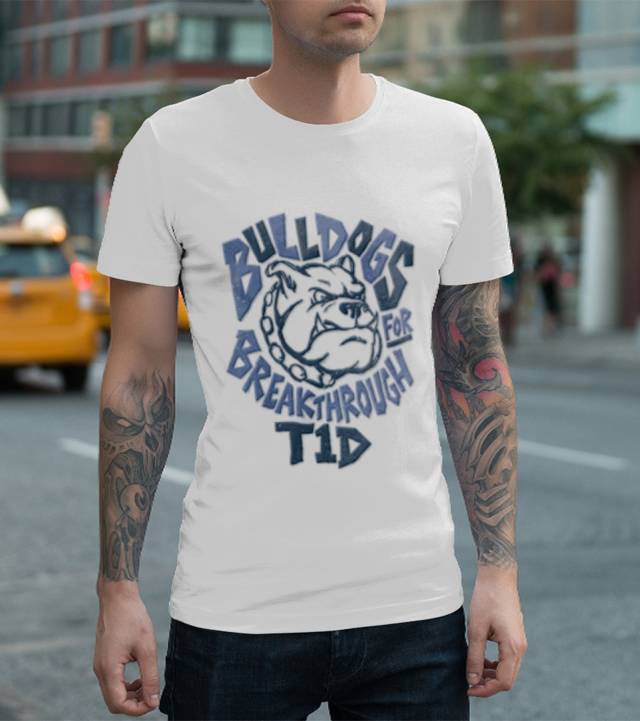 St. Bernadette Bulldogs Breakthrough Type 1 Into Type None T-Shirt