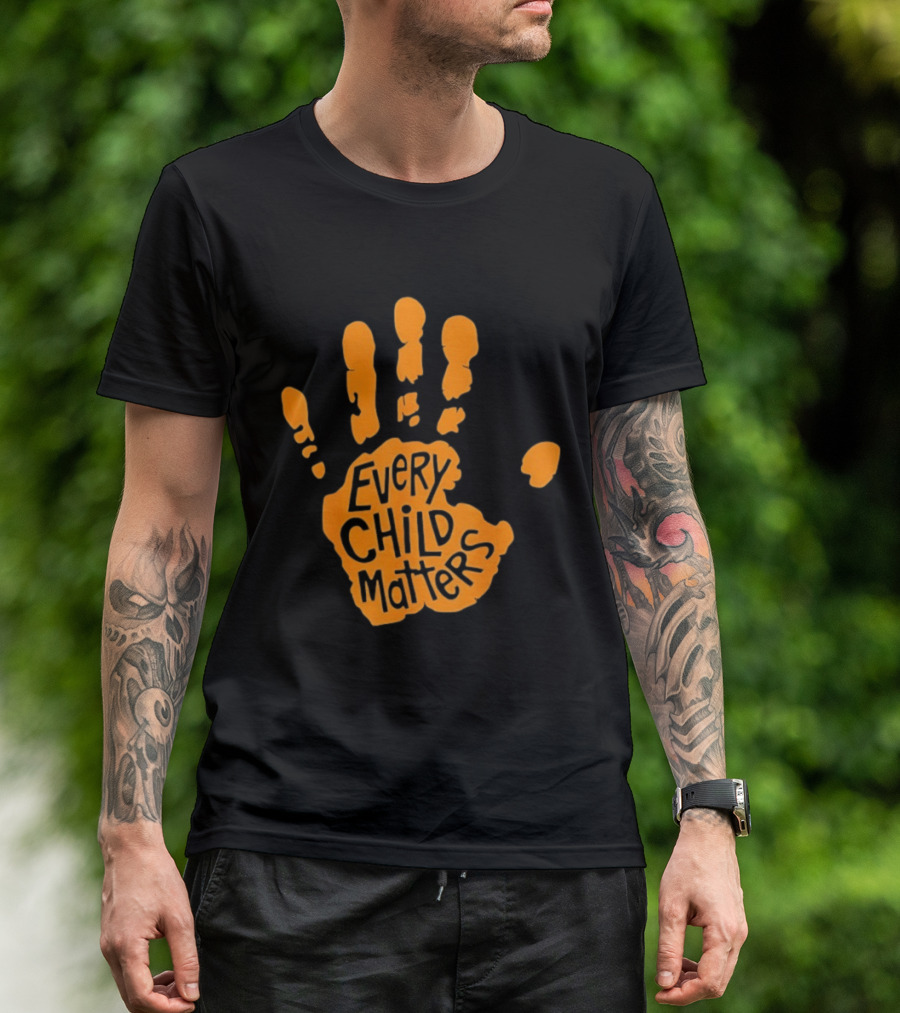 Every Child Matters Orange Handprint T-Shirt