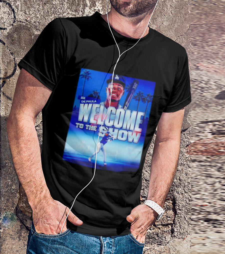 Josue De Paula Welcome To The Show Los Angeles Dodgers T-Shirt
