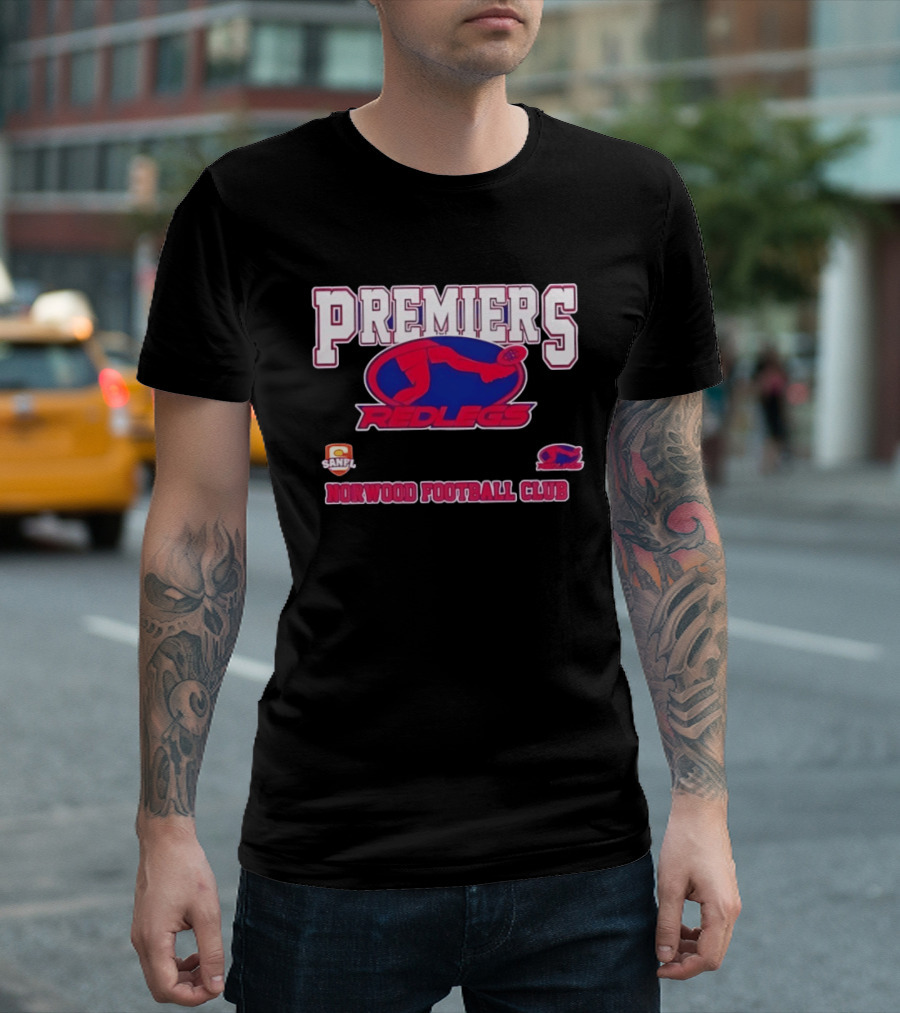 SANFL League Norwood Football Club Redlegs Premiers 2026 T-Shirt