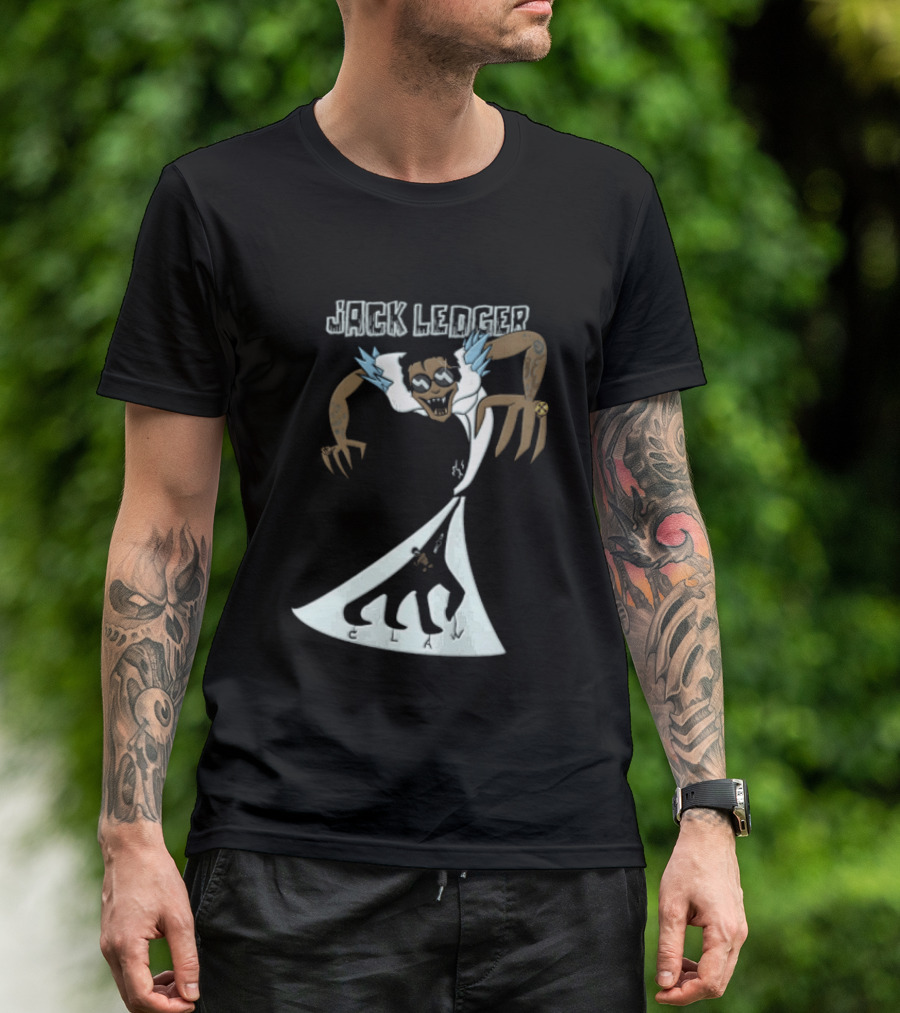 Jack Ledger Horror Character Summoning Creepy Figure T-Shirt